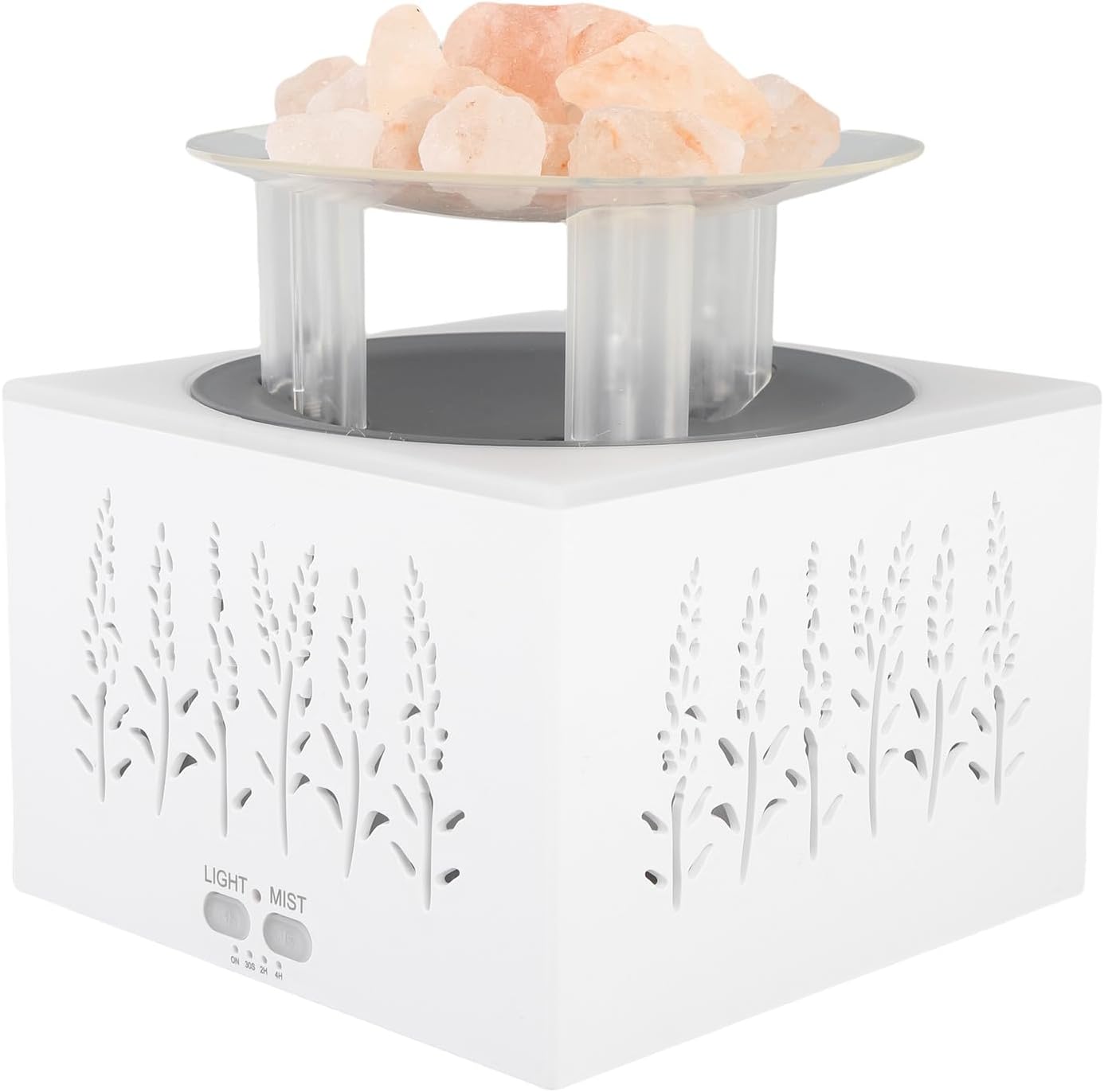 Fragrance Diffuser Desk Dehumidifier 3 in 1 Air Purifier with Colorfule Lamp Auto Shut Off Remote Control Cool Mist Aromatherapy Diffuser for Home Bedroom Smart Humidifier 400ml (EU Plug 100-240V)