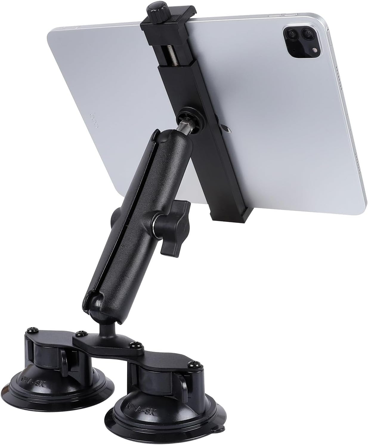 FPN Aluminum Alloy Double Socket Arm Compatible with RAM Mounts B Size 1" Ball Components, Fits Industry All Standard 1" Ball Adapters (5.91" Long Arm)