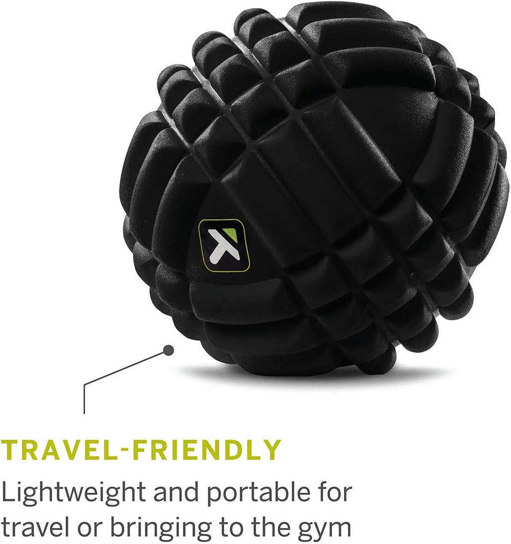 Trigger Point Performance Grid X Massage Ball for Deep Tissue Massage and Exercise Recovery, Black