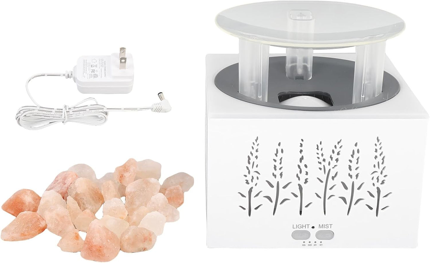 Fragrance Diffuser Desk Dehumidifier 3 in 1 Air Purifier with Colorfule Lamp Auto Shut Off Remote Control Cool Mist Aromatherapy Diffuser for Home Bedroom Smart Humidifier 400ml (EU Plug 100-240V)