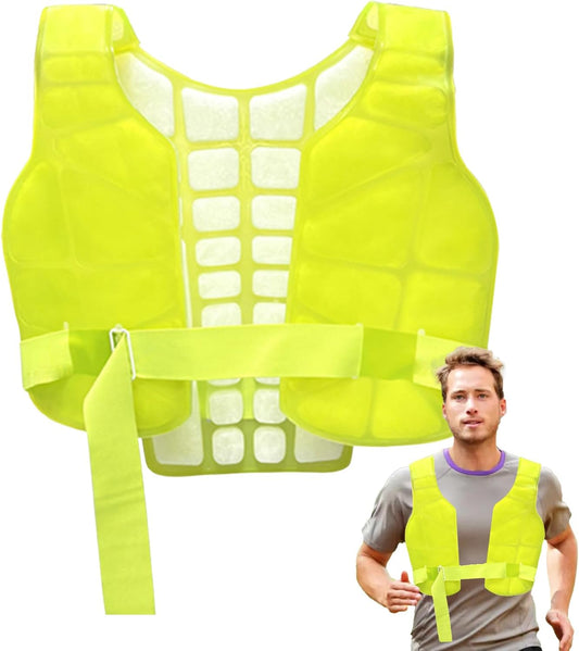Cooling Vest - Cooling Vest for Men Women | Reusable Adjustable Ice Vests | Personal Protective Equipment & Safety Gear For Work Workout Construction Motorcycle Fishing Sun Protection Camping