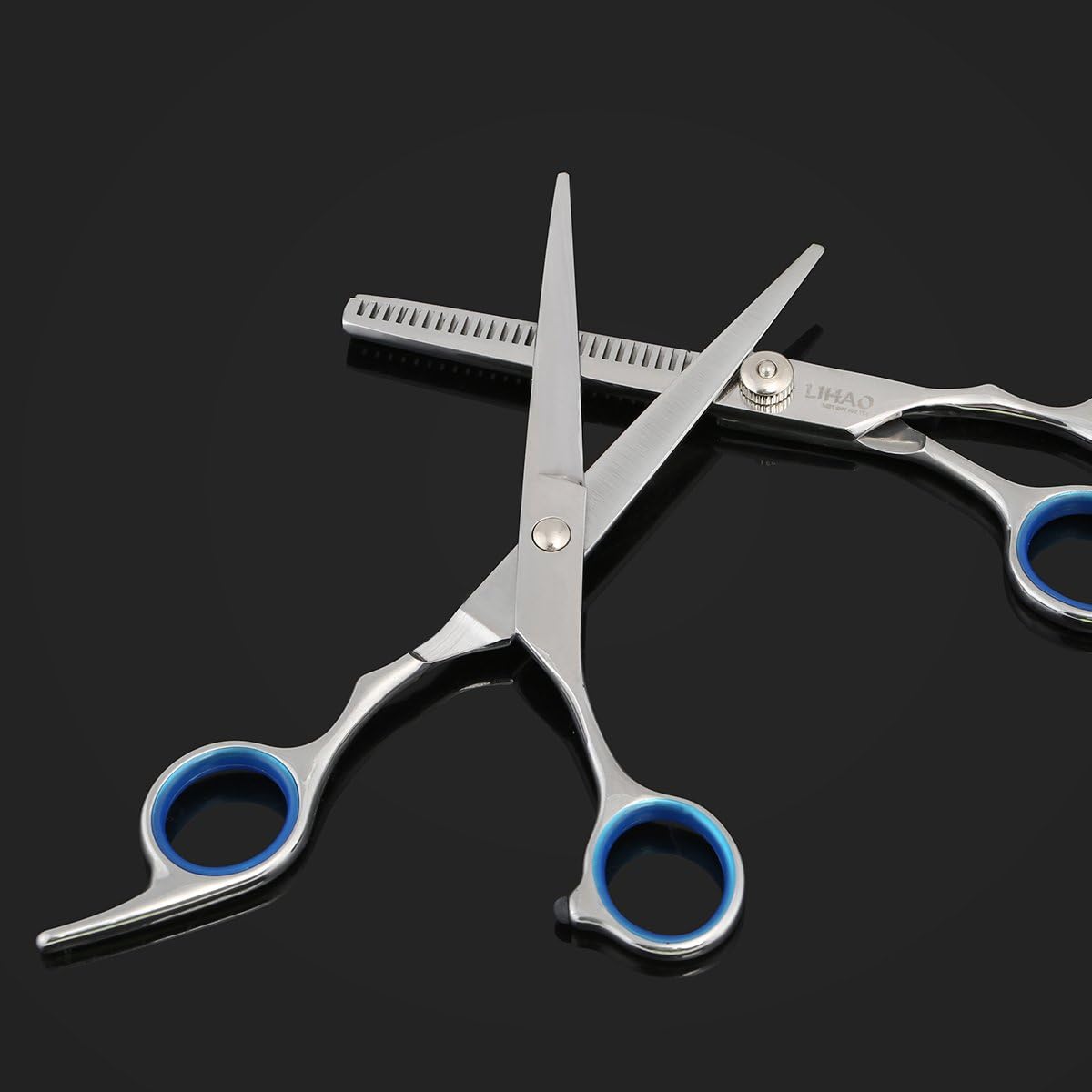 Set of Professional Hairdressing Scissors Hair Scissors with a Case (Set of 6)