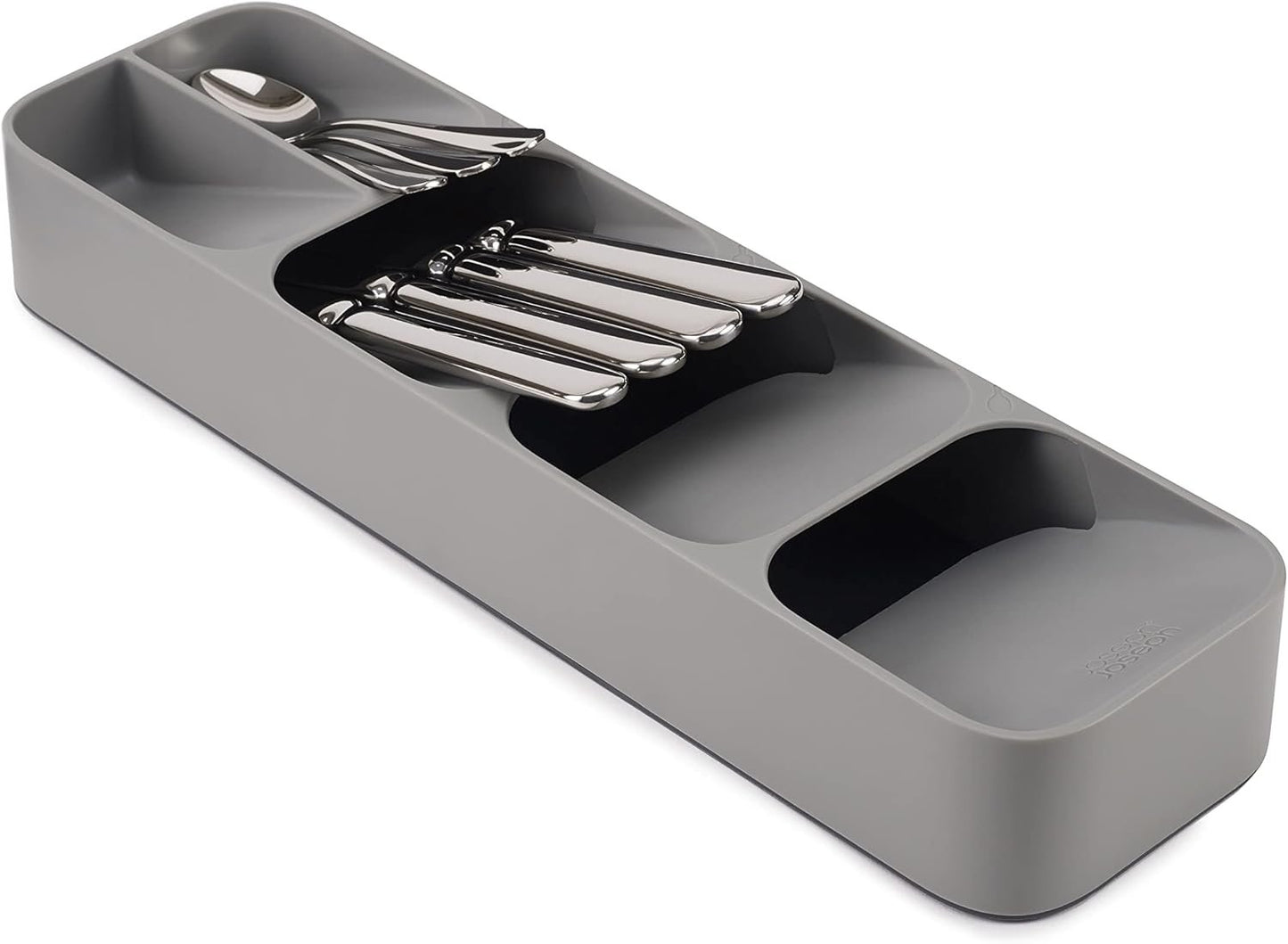 Joseph Joseph DrawerStore Compact Cutlery Drawer Organiser tray, Grey