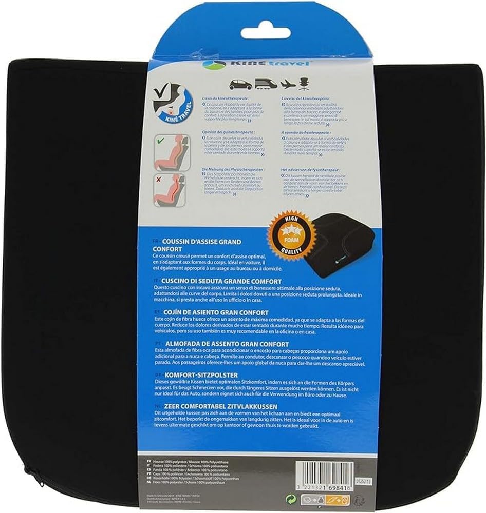 Kine Travel 169841 Ergonomic seat cushion Comfort