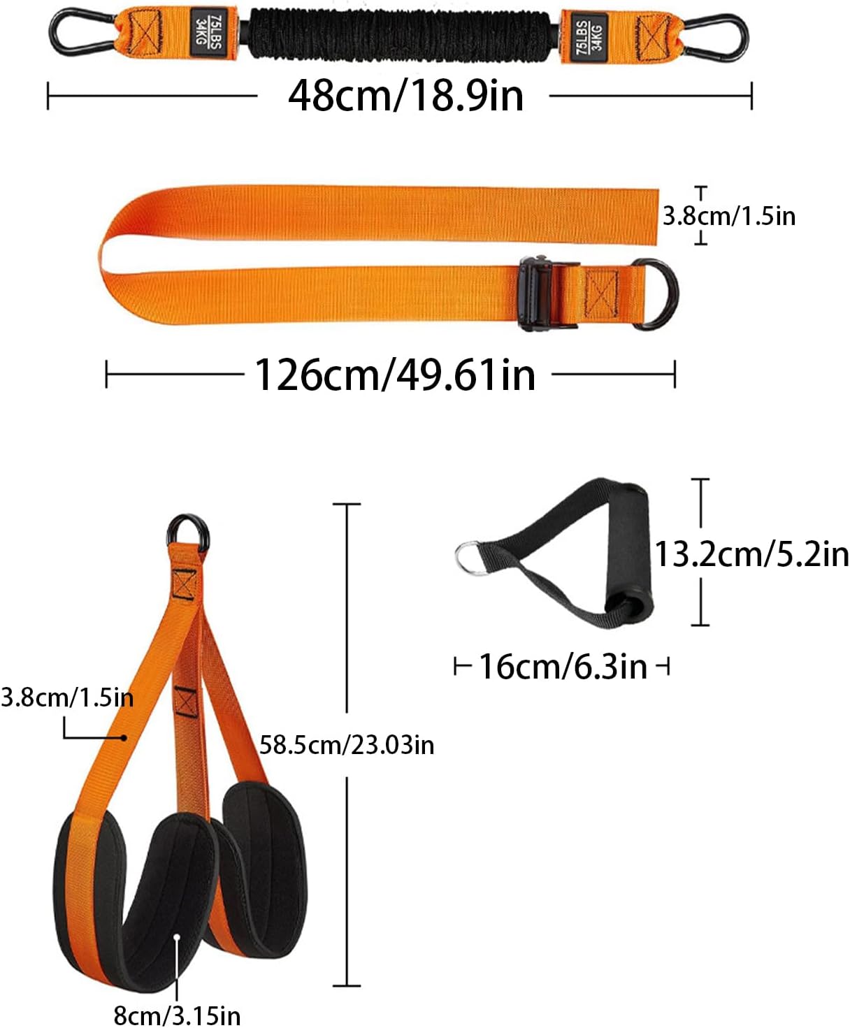Assistance Band for Pull Ups, Heavy Duty Adjustable Strap, Strength Training Resistance Tool, 9.84 x 10.24 x 2.76 inch Supportive Workout Gear for Stretching, Fitness Exercise Routines
