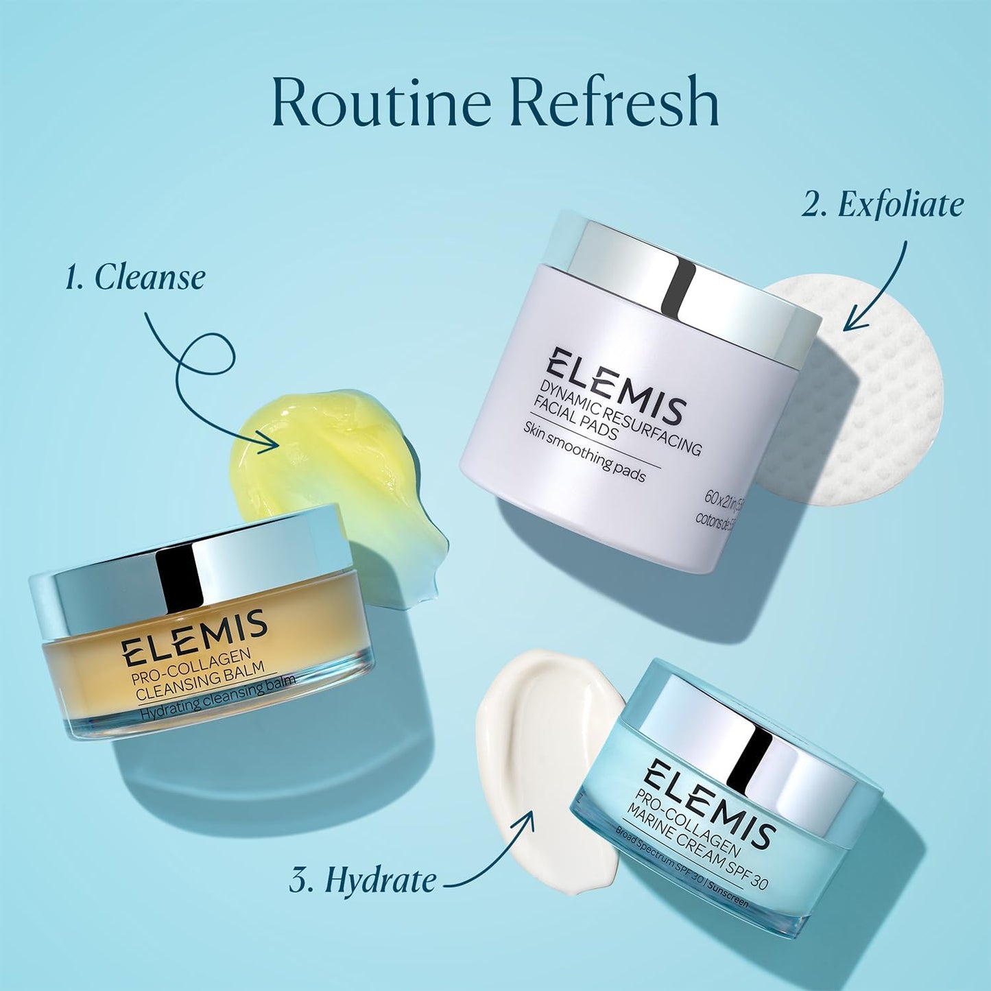 Elemis Pro-Collagen Rose Cleansing Balm, 3in1 Melting Facial Cleanser, Deep Face Wash, Infused with Essential Oils, Daily Moisturising Makeup Remover, 100ml