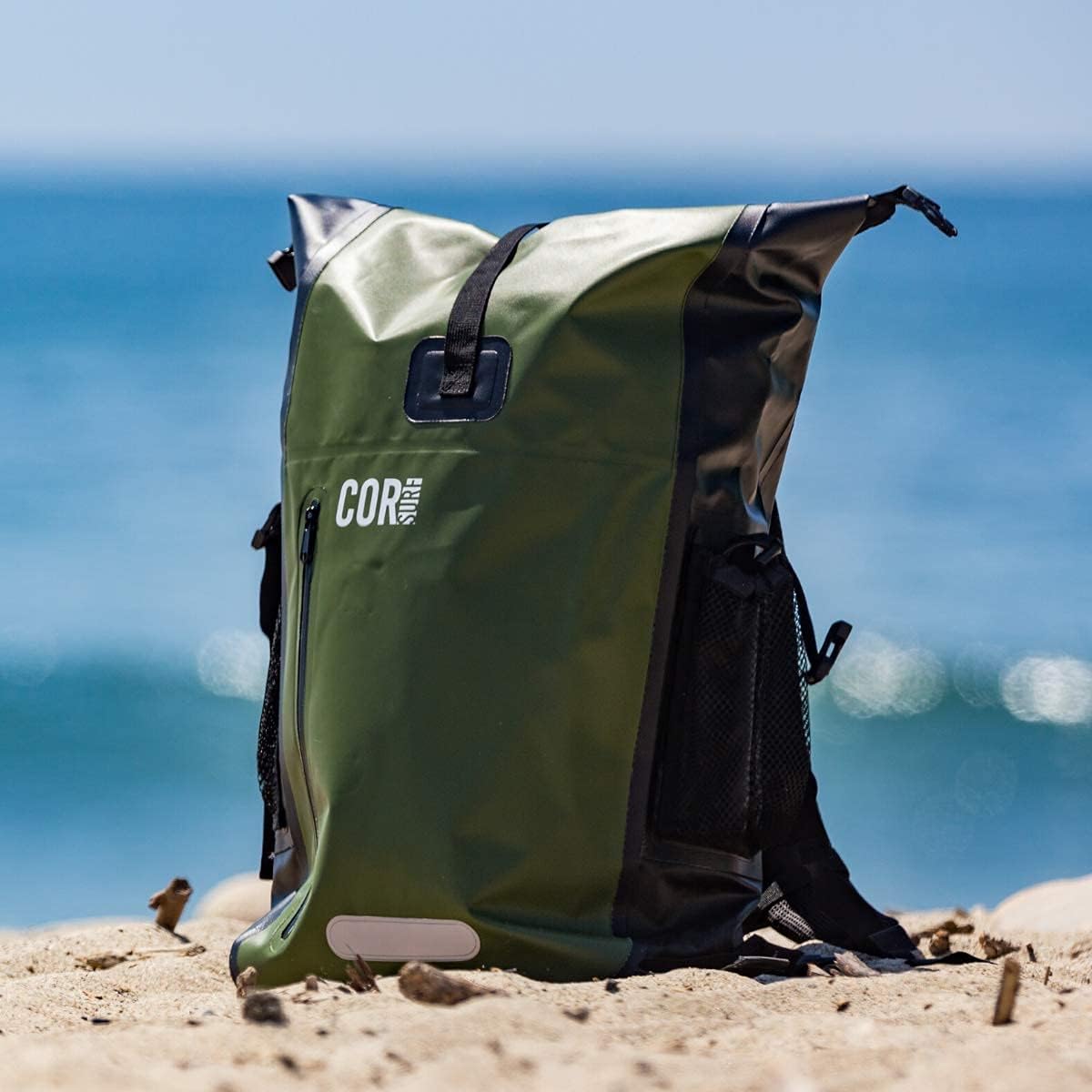 Waterproof Backpack With Padded Laptop Sleeve, Roll Top Dry Bag Rucksack for Surfing Kayaking Rafting Camping Rafting 40 Liters
