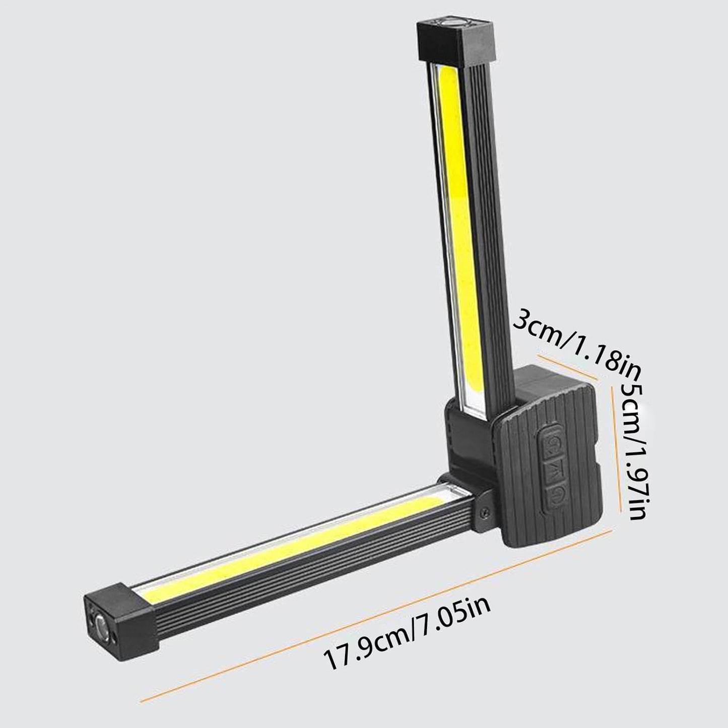 Portatile Posing Light, Ricaricabile Gym Lighting Flashlight, Alluminio Lega 7-Gear Adjustable Brightness, Fitness Photos Bodybuilding Workout, for Training, Posing, Camping