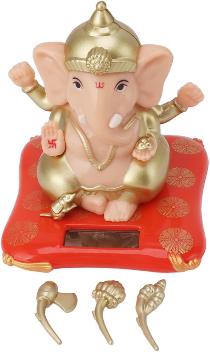 PAOORTS Ganesha God Lord Ganesha Idol Statue, Elefante Indiano Buddha Ganesha Scultura, Regali Diwali Indiani per Cruscotto Auto, Oggettistica per la Casa, Sala Yoga Oggettistica per la Casa