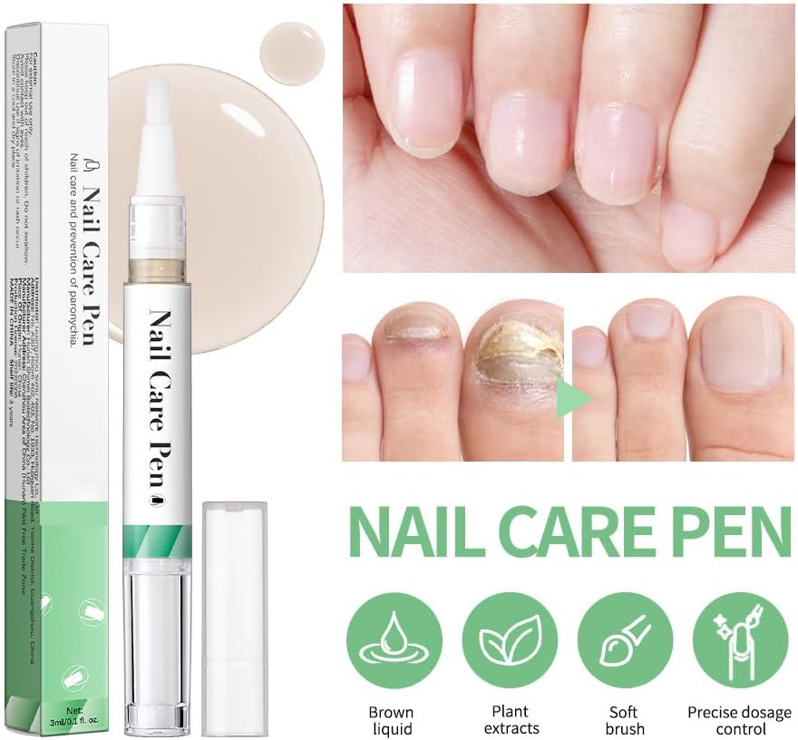 2Pcs(4Pcs) Nail Care Pen for Toenails and Toenails for Nails and Toenails with Tea Tree Oil, Vitamin E and Aloe Vera, Nourish Nails, Set of 4