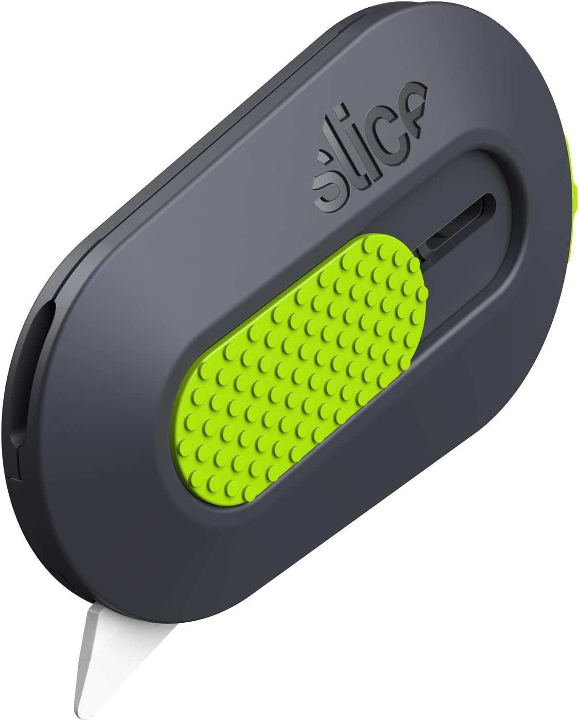 Slice 10514 Mini Cutter, Ceramic Safety Blade, Pocket Sized, Auto-Retractable, Stays Sharp up to 10X Longer, Grey