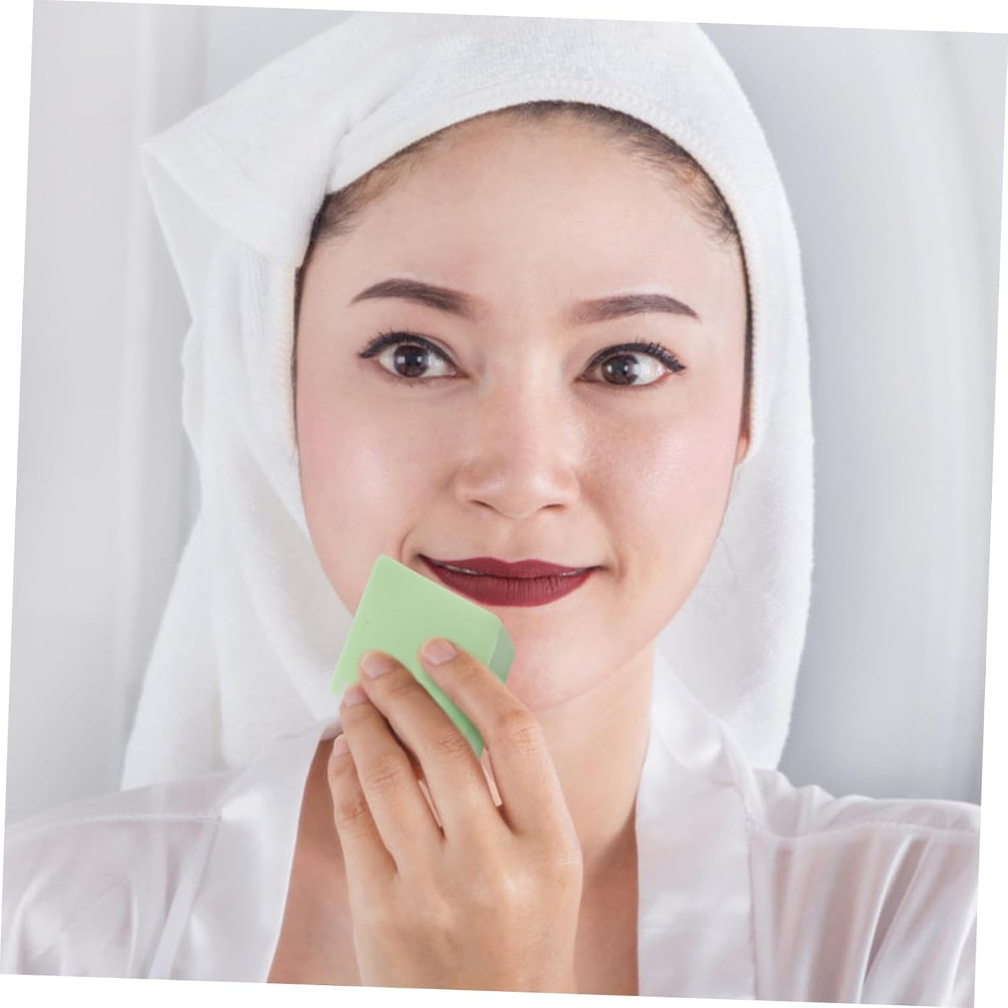 Vaguelly 12Pezzi Spugnette Per Multifunzionali Stile Rhombico Accessori Per Makeup e Della Per Applicare Fondotinta e Polvere Confezione Pz