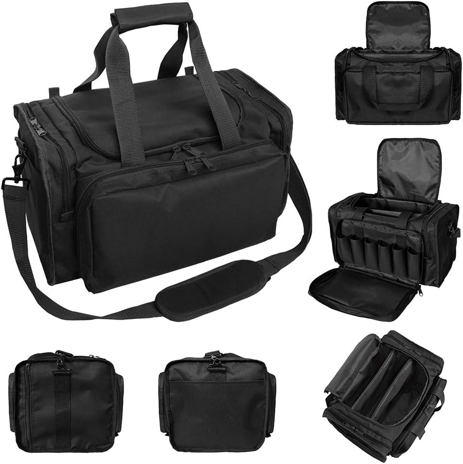 Honeytecs Outdoor Multifunctional Tactical Duffel Bag Military Gear Shooting Range Bag Shoulder Bag Travel Bag
