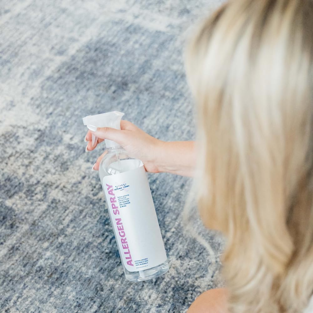 Allergen Spray, Pets, Dust Allergies & More, Air & Surface Control, Just Add Water, Bottle with One Refill, Over 64oz Total