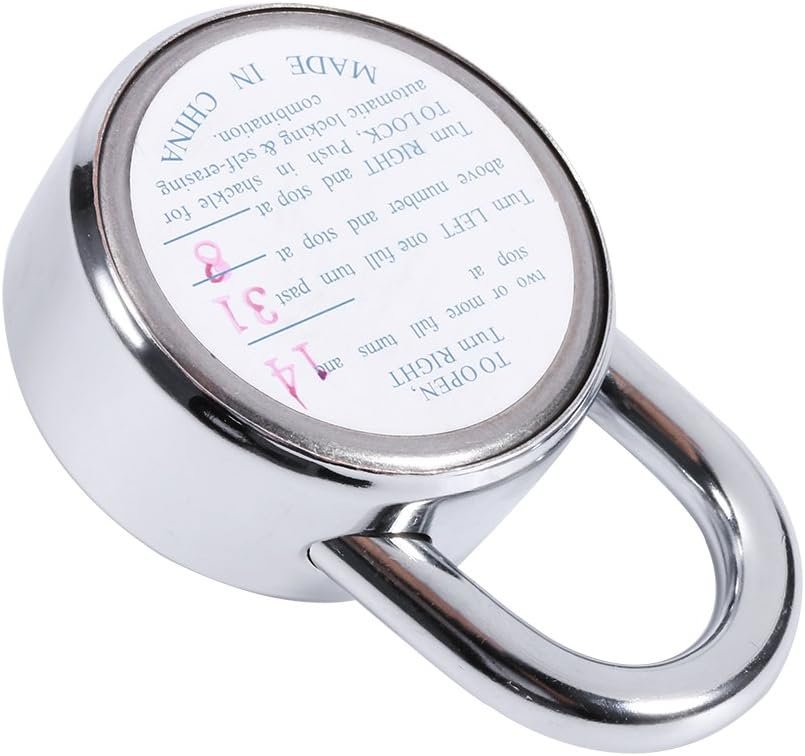 Combination Code Lock Safe Security for Luggage Suitcase Round Dial Number Padlock Zinc Alloy