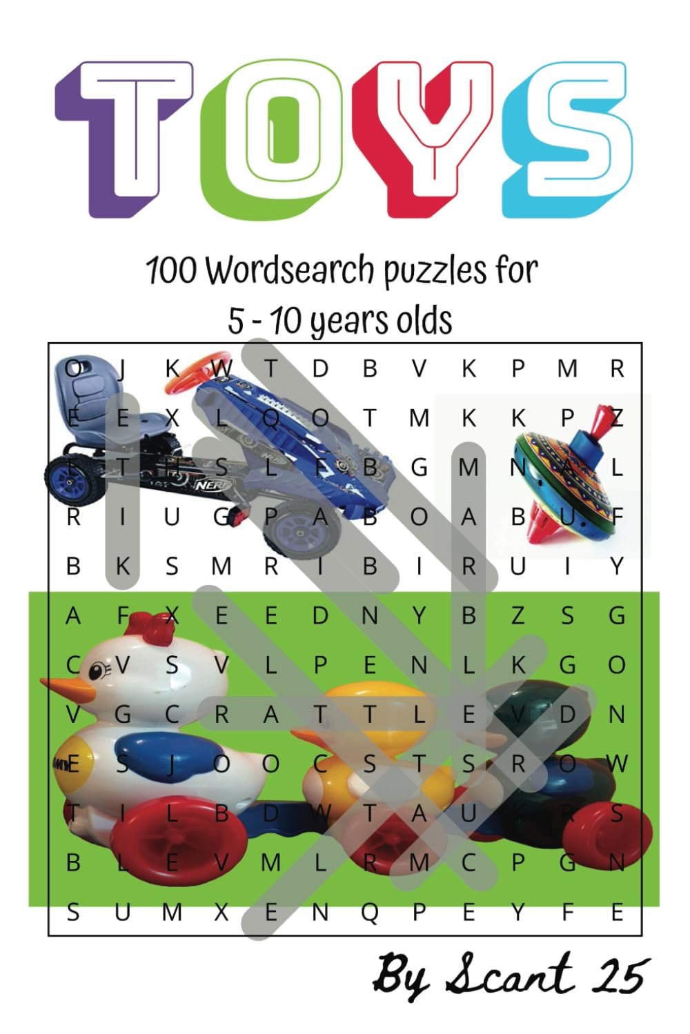 Toys Wordsearch Puzzles for 5 - 10 year olds: The Joy of Play: Toys That Kids Love