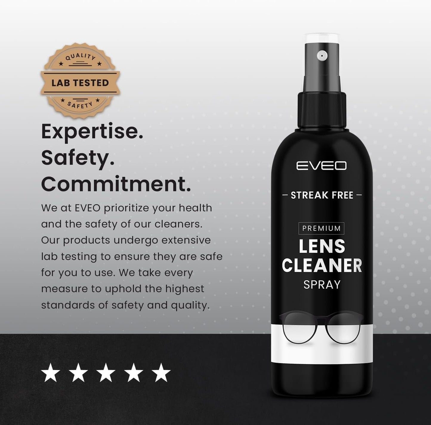 Eyeglass Cleaner Spray - Glasses Cleaner with Lens Cleaner for Eyeglasses | Eye Glass Cleaner, Glasses Cleaning kit