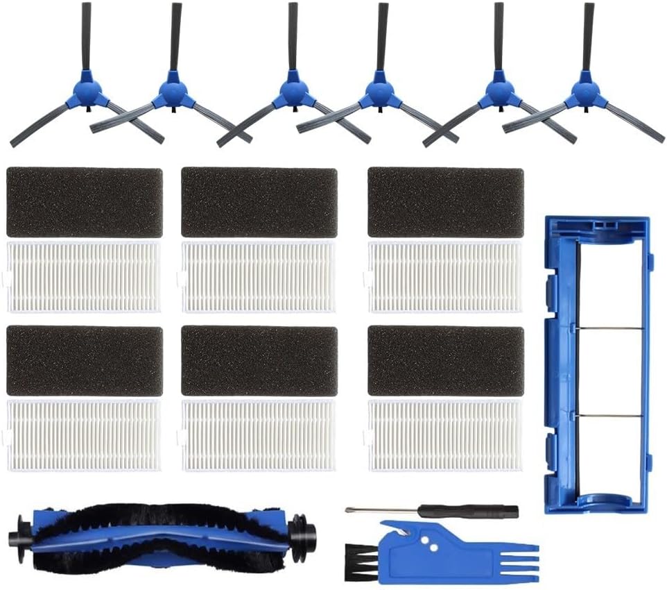 Cleaning Essentials Filtri e spazzole per modelli di robot aspirapolvere Amarey compatibili con A800, A900, A980 e Robocist 850