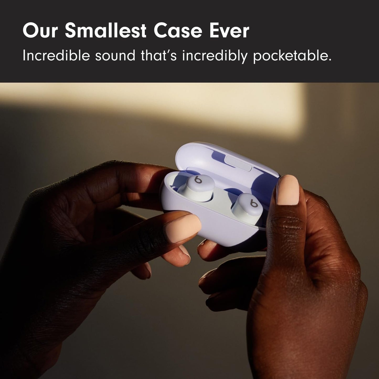 Beats Solo Buds - Wireless Bluetooth Earbuds | 18 Hours of Battery Life | Apple & Android Compatibility | Built-in Microphone - Arctic Purple