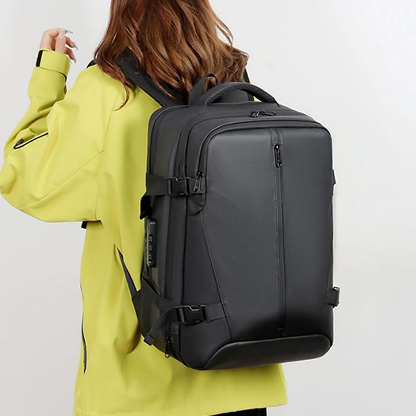 zwxqe Vacuum Backpack, Expandable Compression Bags, Waterproof Travel Backpack, Urban Commute Bag, Outdoor Adventure Gear, Large Capacity Storage for Business Trips and Weekend Getaways