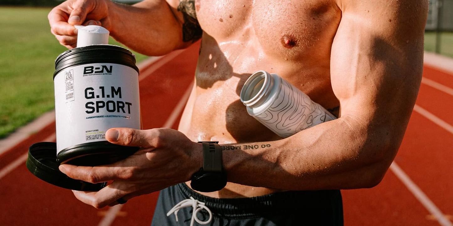 Bare Performance Nutrition, G.1.M Sport Endurance Formula, Electrolyte Formula, Cluster Dextrin, Superior Carbohydrate Source (Fruit Punch)
