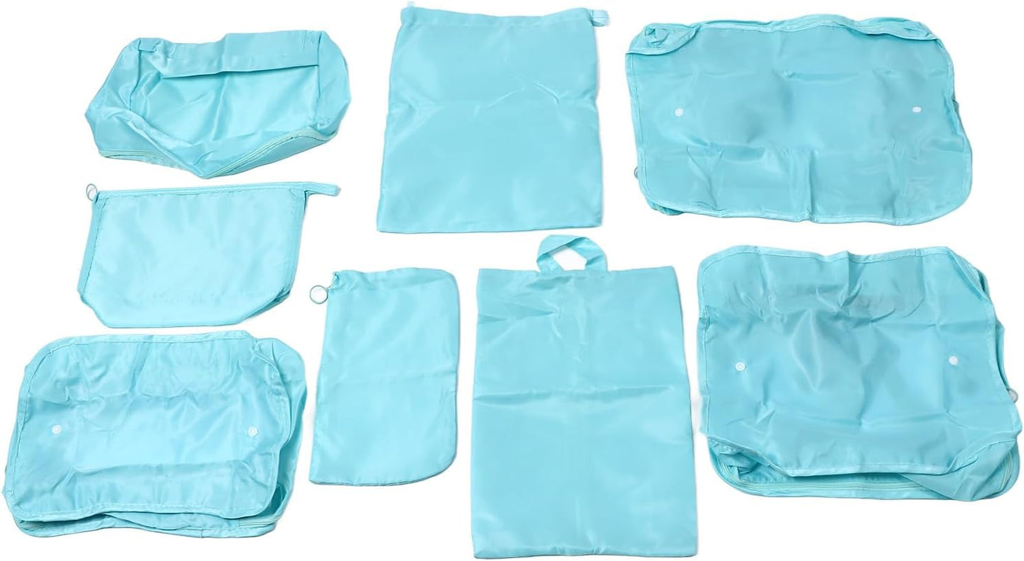 Luggage Packing Bags Twill Oxford Cloth Foldable Packing Cubes for Travel Organization