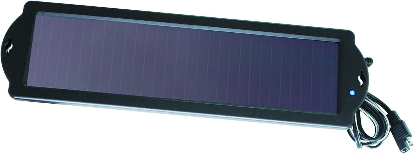 Nature Power 1.5W Solar 12V Battery Maintainer,Black