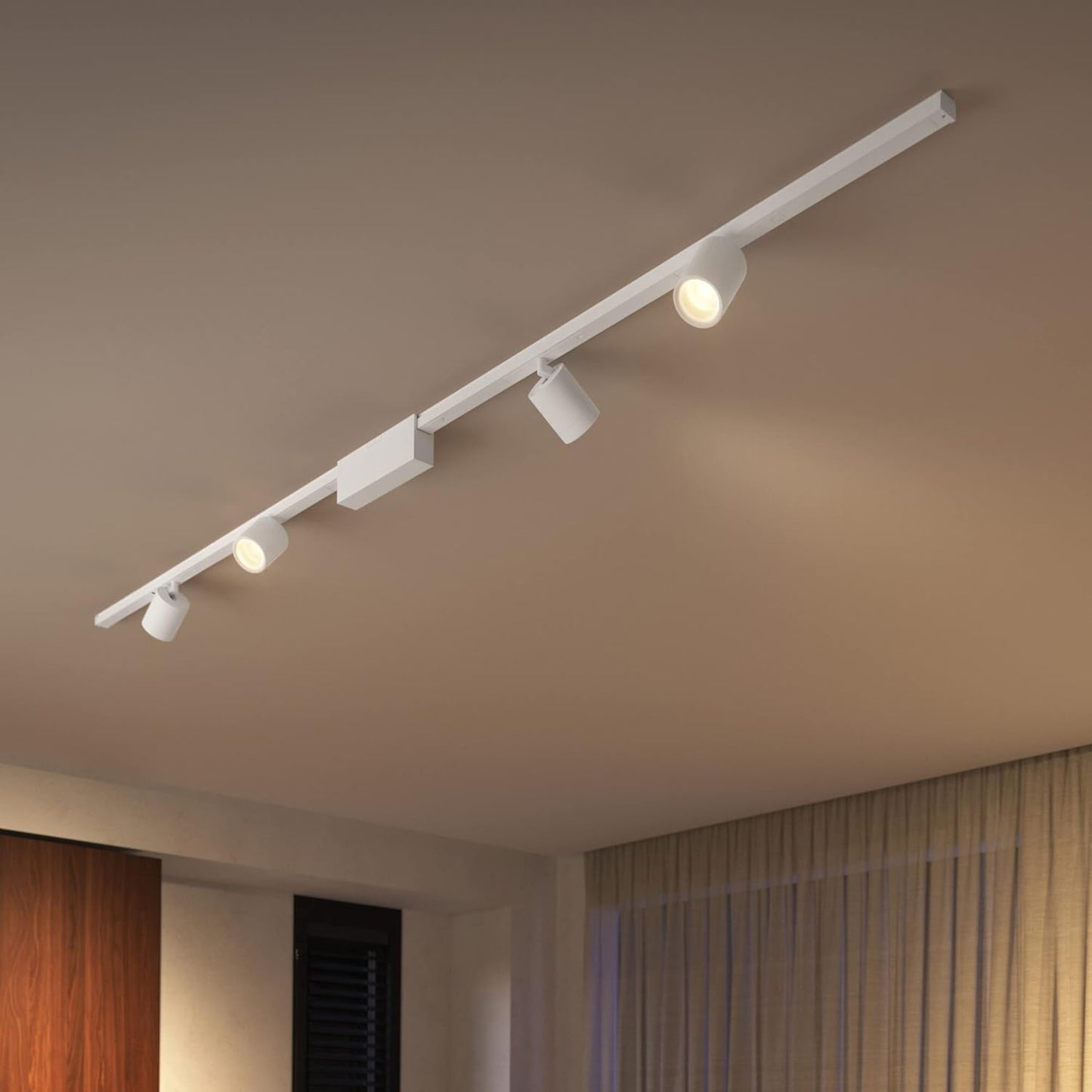 Philips Hue White and Color Ambiance, Perifo, Smart Cylindrical Spotlight, 5.3 W, White