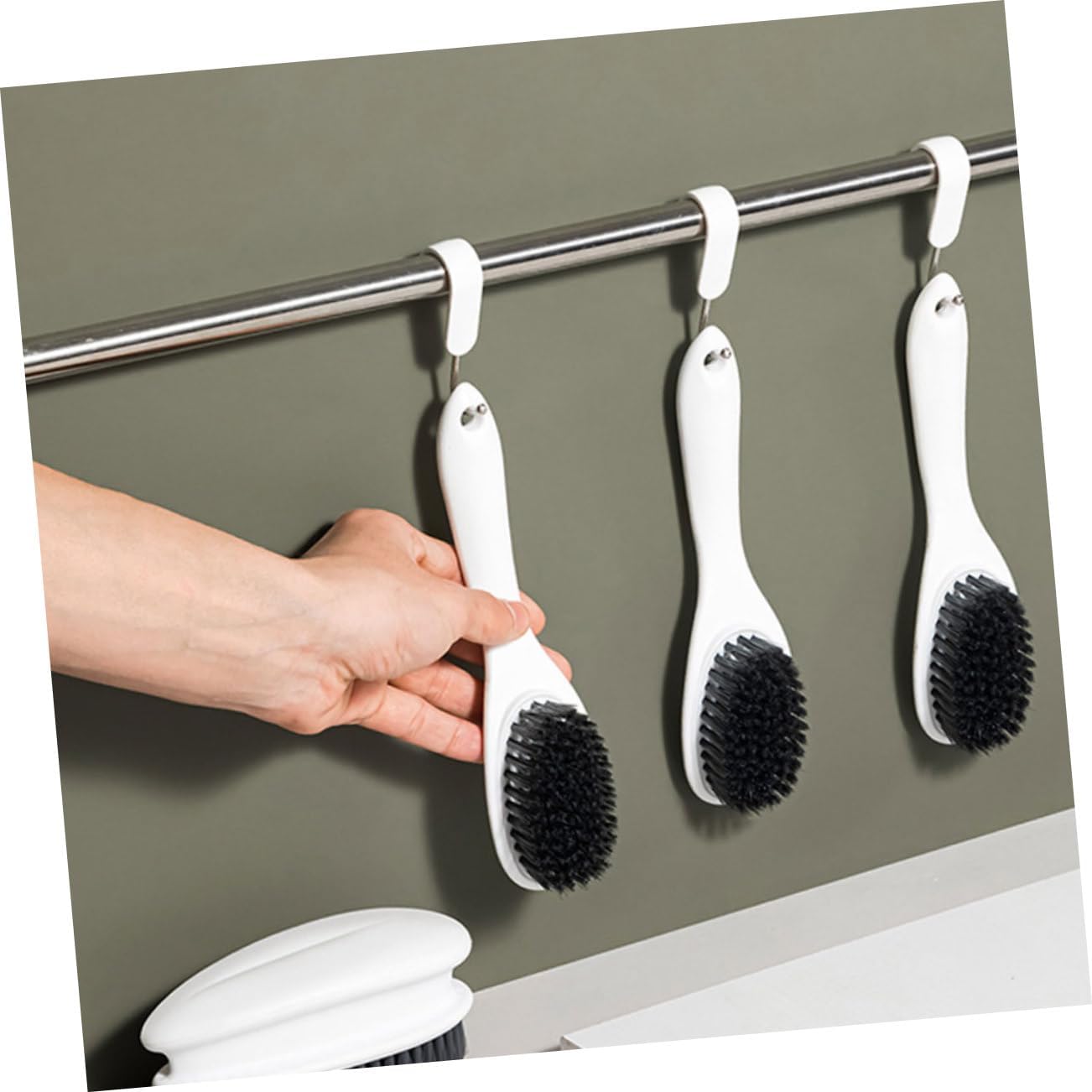 Ipetboom 1Set Household Cleaning Brush Soft Bristle Clothing and Shoe Cleaning Brush Versatile Scrub Brush for Gentle Cleaning Effortlessly Removes Dirt and Grime Essential Tool