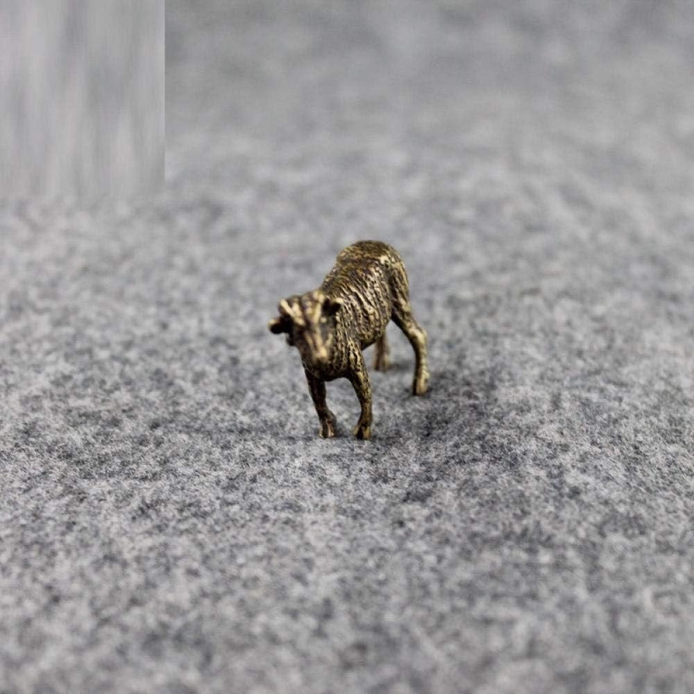 Statue Soprammobile Statuine Decorazione Oggettistica per La Casa di Ornamenti per Desktop Animali Ornamenti di Pecora di Capra di Rame