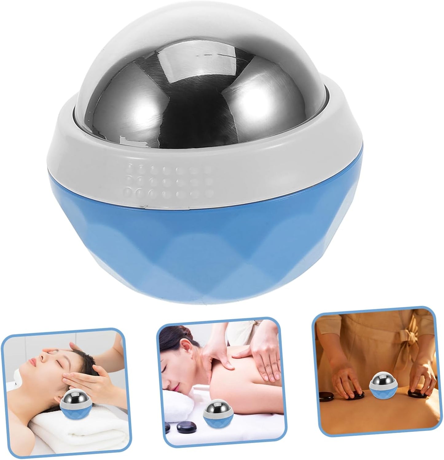 PACKOVE massaggiatori manuali per muscoli ghiaccio Freddo Strumento per il massaggio muscolare muscolo mano attrezzo palline da massaggio palla da massaggio per la schiena Gel di silice