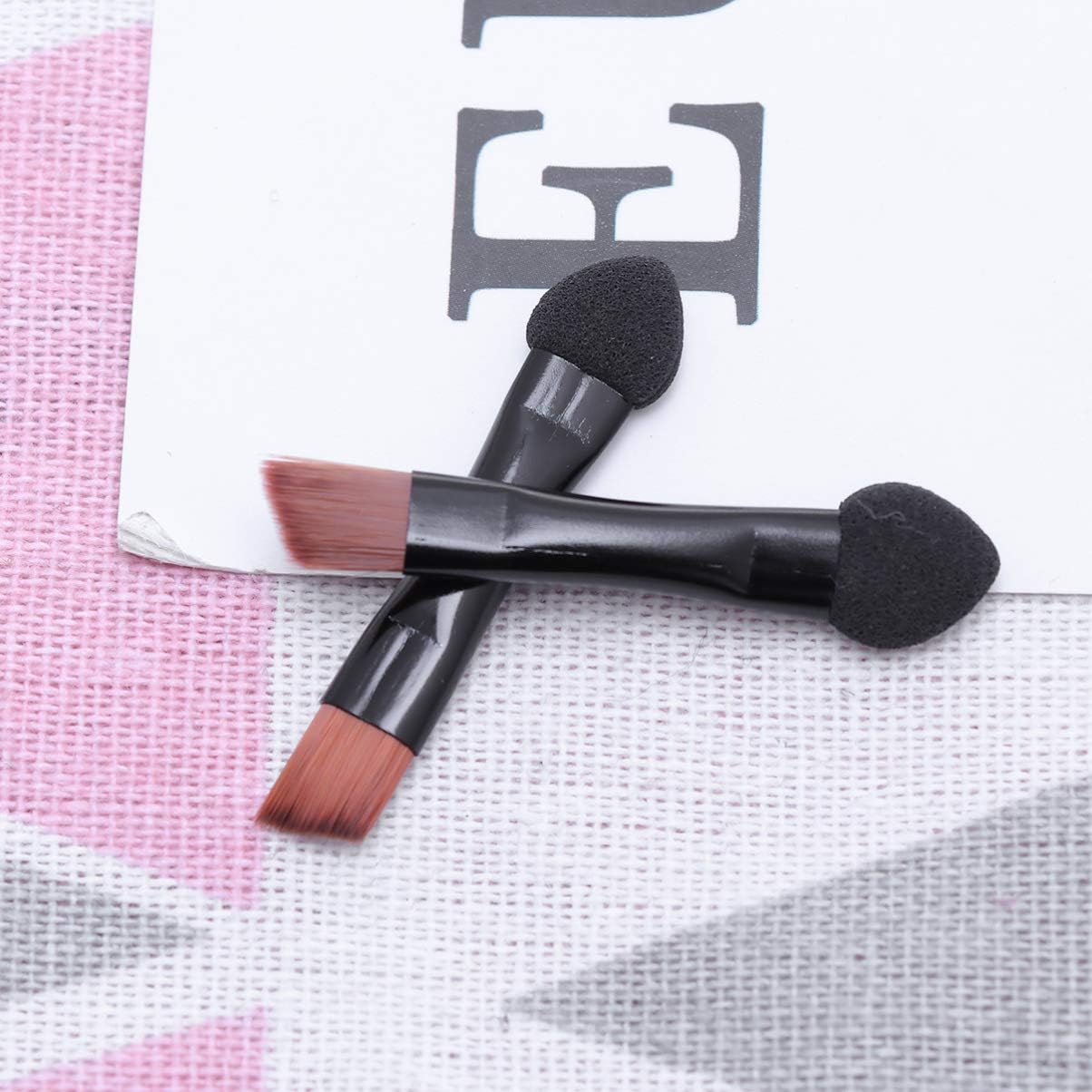 20 Pezzi pennello per ombretto spugnetta per il trucco degli occhi occhio di trucco mini makeup brush set accessori make up ombretto occhi ombretti occhi pennello per sfumare Black Didiseaon