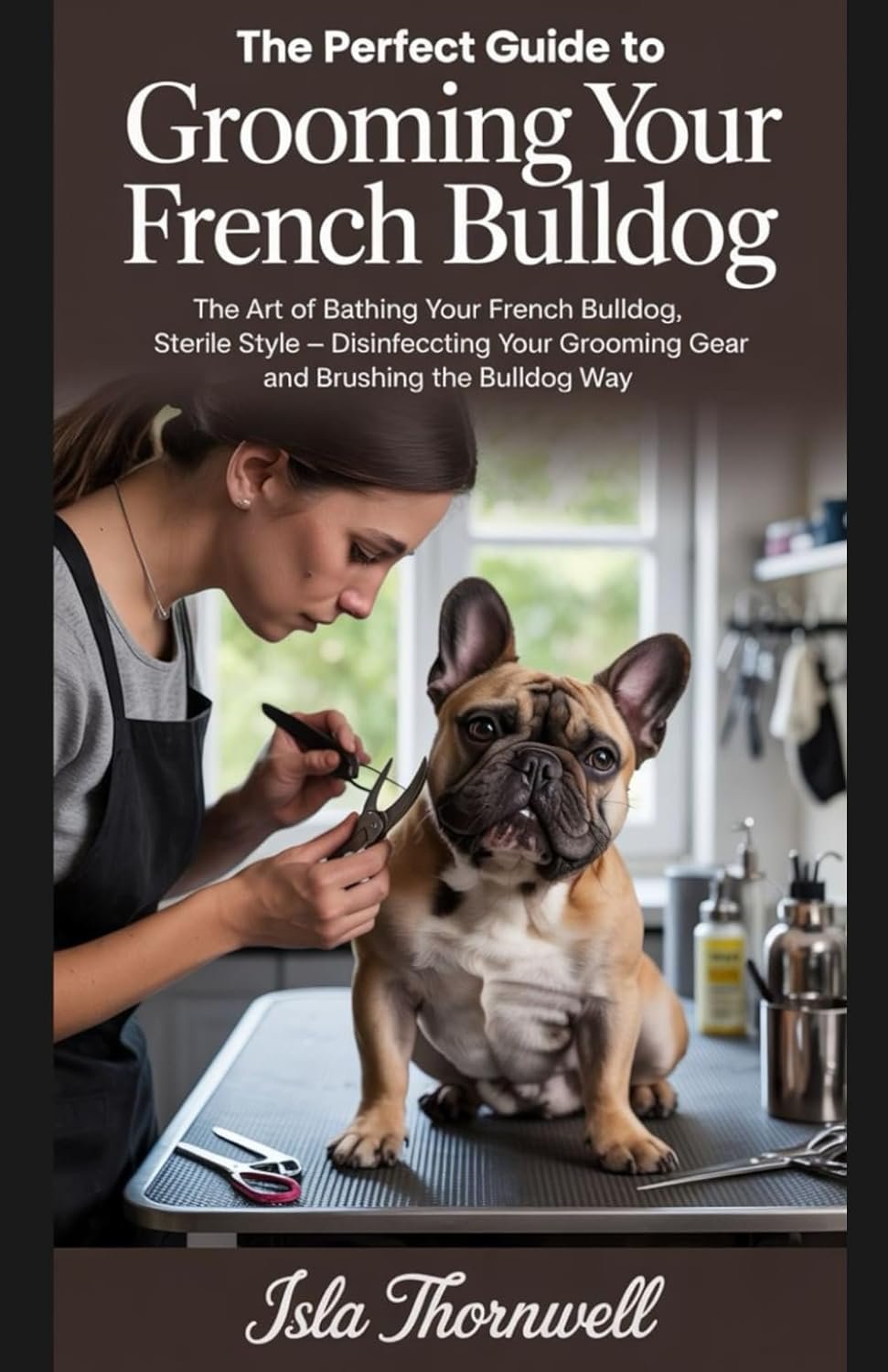 THE PERFECT GUIDE TO GROOMING YOUR FRENCH BULLDOG: The Art of Bathing Your French Bulldog, Sterile Style – Disinfecting Your Grooming Gear, and Brushing the Bulldog Way