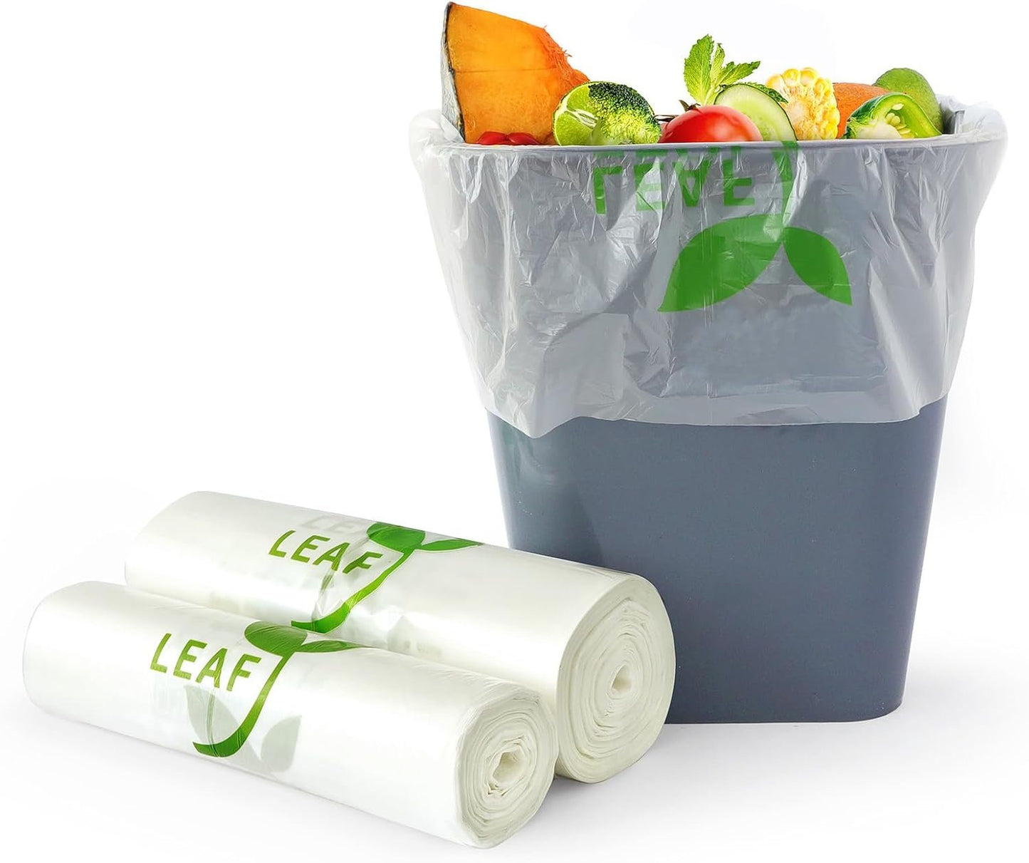 LEAF Compostable Kitchen Bin Liner (Small 60 Count)