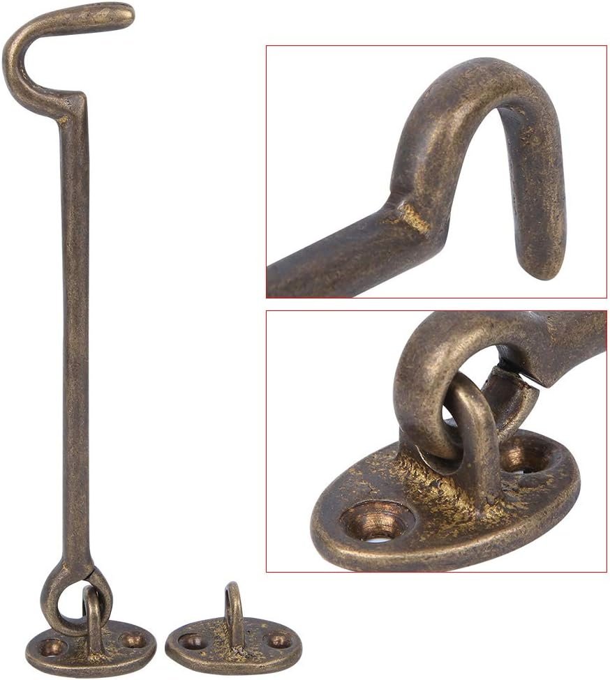 Chiusura per Finestra, Staffa Antivento in Ottone Antiruggine per Ufficio (bronzo antico)