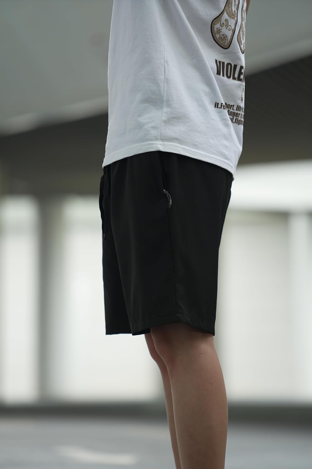 Men's Gym Shorts with Zippered Pockets, Quick Dry Running Athletic Shorts, Lightweight Sports Basketball Workout Shorts Summer Activewear for Men S-XXL