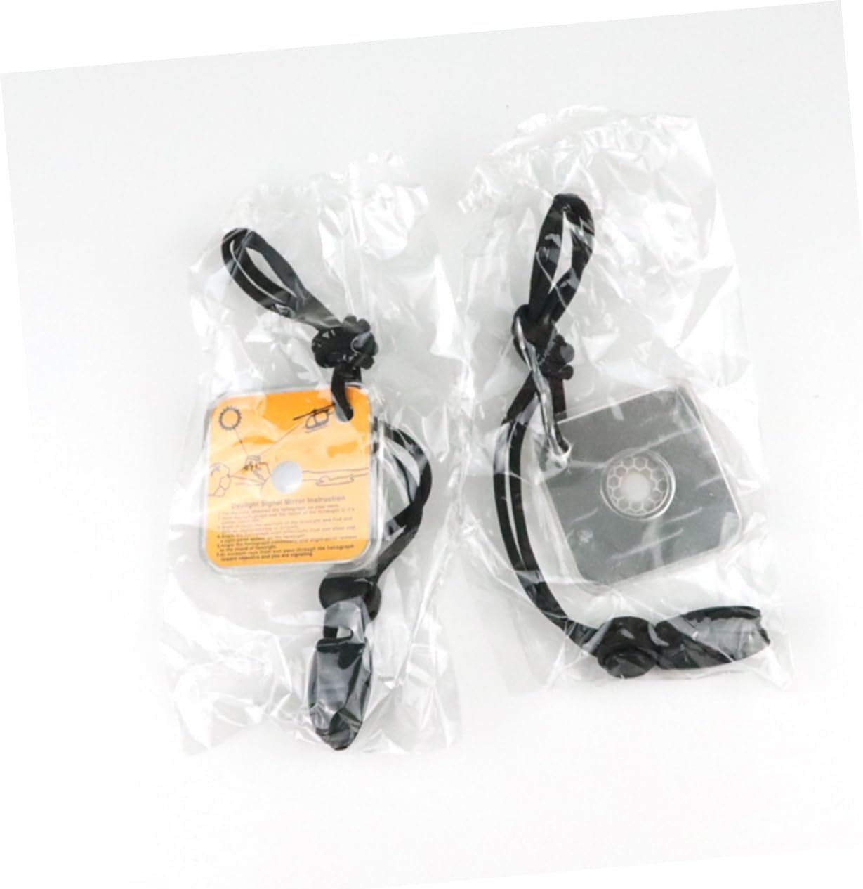 SUPVOX 3pcs Retroreflector Mirror Emergency Outdoor Accessories Signal Mirror Reflective for Long Distance