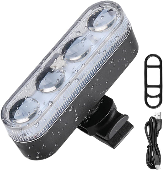 LED Cycle Rear Light - USB Rechargeable Waterproof Taillight for Bike, Bright Red Safety Lamp for Scooter, Bicycle, Helmet, Backpack | Outdoor Night Riding Gear, Compact Visibility Accessory for Cycli