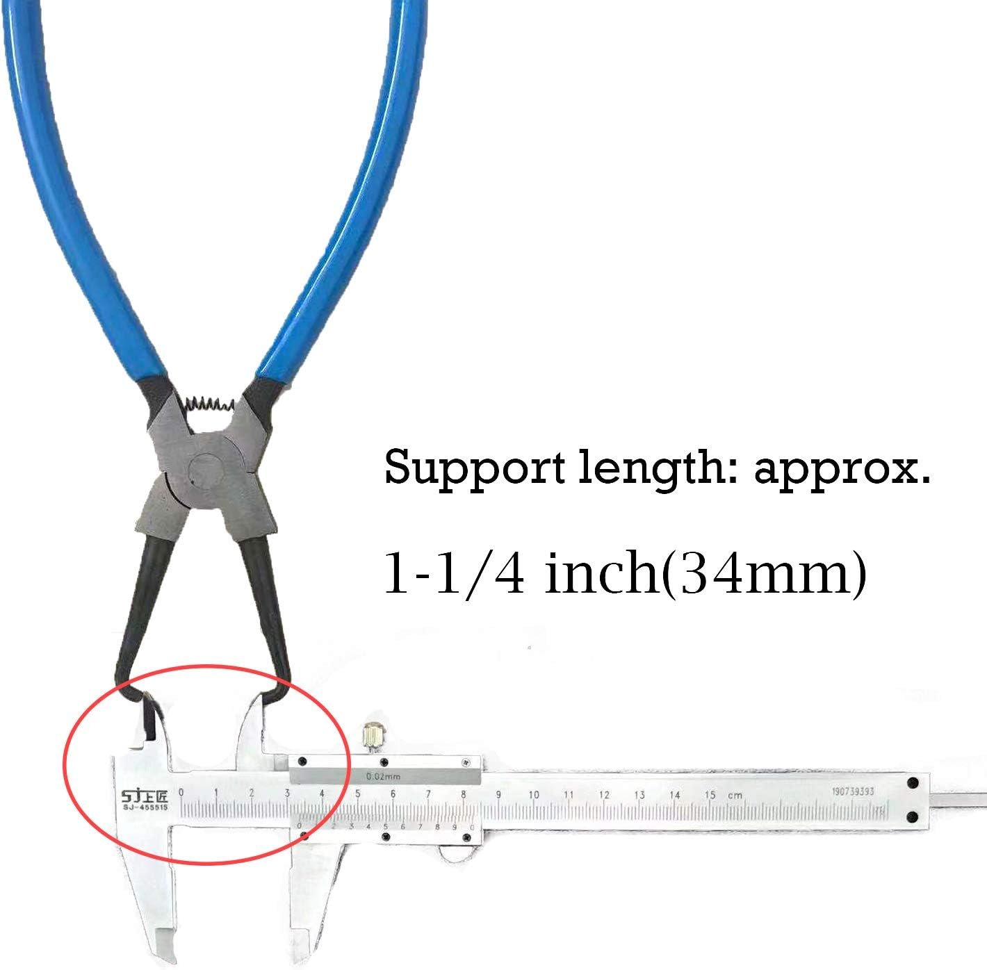 9" Length Fuel Filter Calipers Fuel Line Pliers In-Line Fuel Filter Tool Fuel Filter Line Pipe Hose Quick Release Pliers Remover