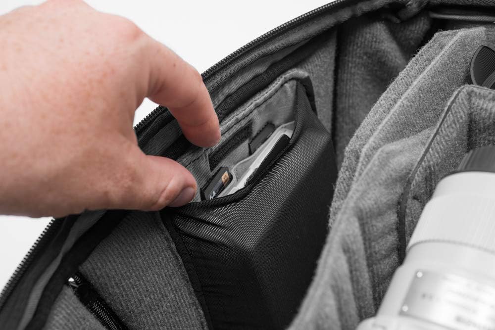 Peak Design Camera Cube, Medium, Custom Organization and Protection, Weatherproof Shell with Foam Sub-Lining, FlexFold Dividers Included, Camera Bag Insert Compatible Travel Bags
