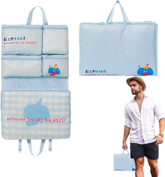 Generic Travel Bra Underwear Storage Bag - Travel Underwear Organizer Bag,Moving Packing Case, Foldable Organization Pouch for Closet Dorm Hotel Daily Use