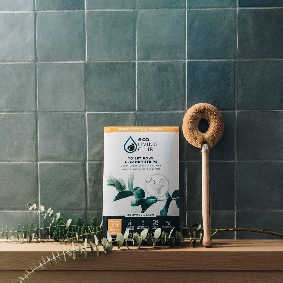 Eco Living Club Toilet Bowl Cleaner Strips Sheets