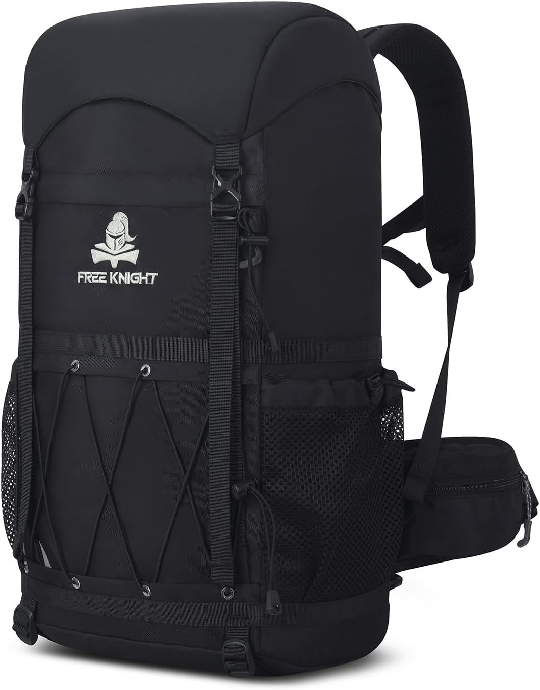 Bseash 40L Waterproof Hiking Backpack with Rain Cover, Outdoor Sport Travel Bag Daypack for Camping Climbing Cycling Skiing