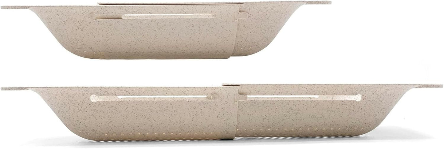 Starfrit Gourmet ECO - Over-The-Sink Colander - Expands up to 19.7" - Up to 4.2 L Capacity - Wheat Straw Fibers