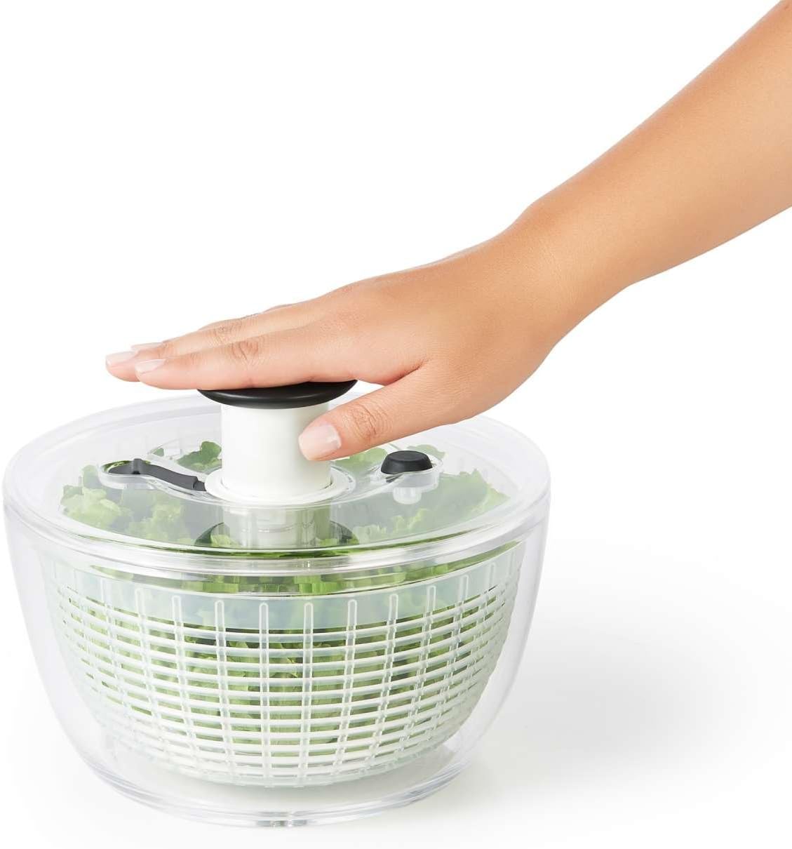 OXO Good Grips Little Herb and Salad Spinner, 20 cm / 2.7 Litre