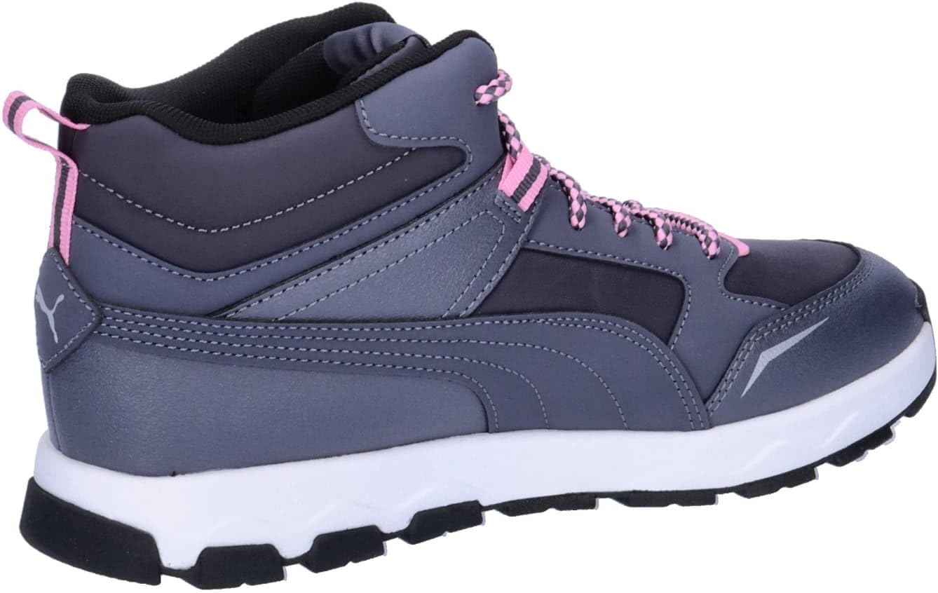 Puma JR 397644 Evolve Trail Sneakers, Kids, Galaxy Tech Gray/Mauve Out (03), 25.0 cm