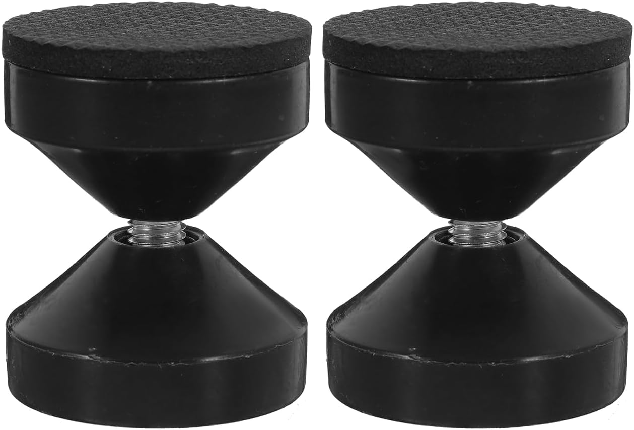 Amosfun 2Pcs Adjustable Headboard Stopper Threaded Bed Frame Anti-Shake Tool Head Board Stabilizer Pad Support S