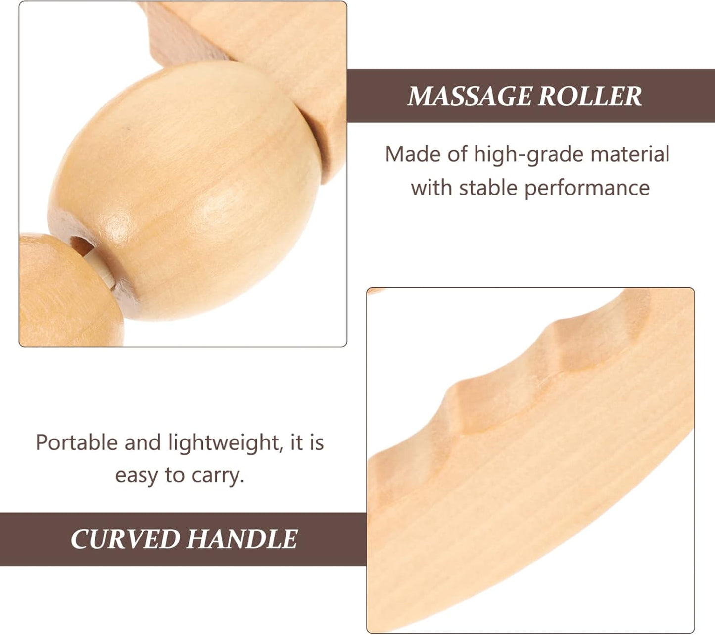 Holibanna 2 Pezzi strumento di massaggio massaggiante gamba corpo massaggiatore a rulli Massaggio al collo e alle spalle massaggianti per le gambe strumenti di massaggio 1 pz