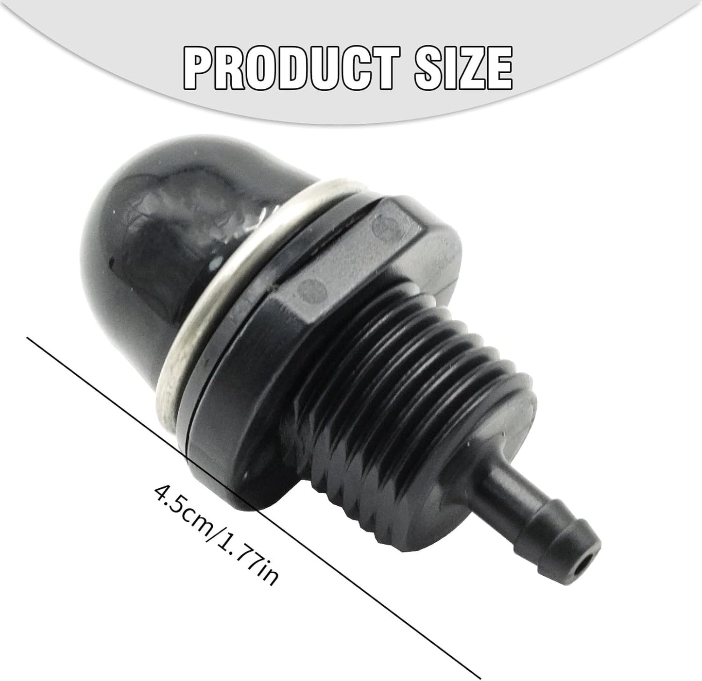 UOIENRT 895124 Fuel Pump Priming, Replacement for Mercury 8HP 9.9HP 10HP 15HP 20HP Carb 4 Stroke 2005 2006 2007 2008