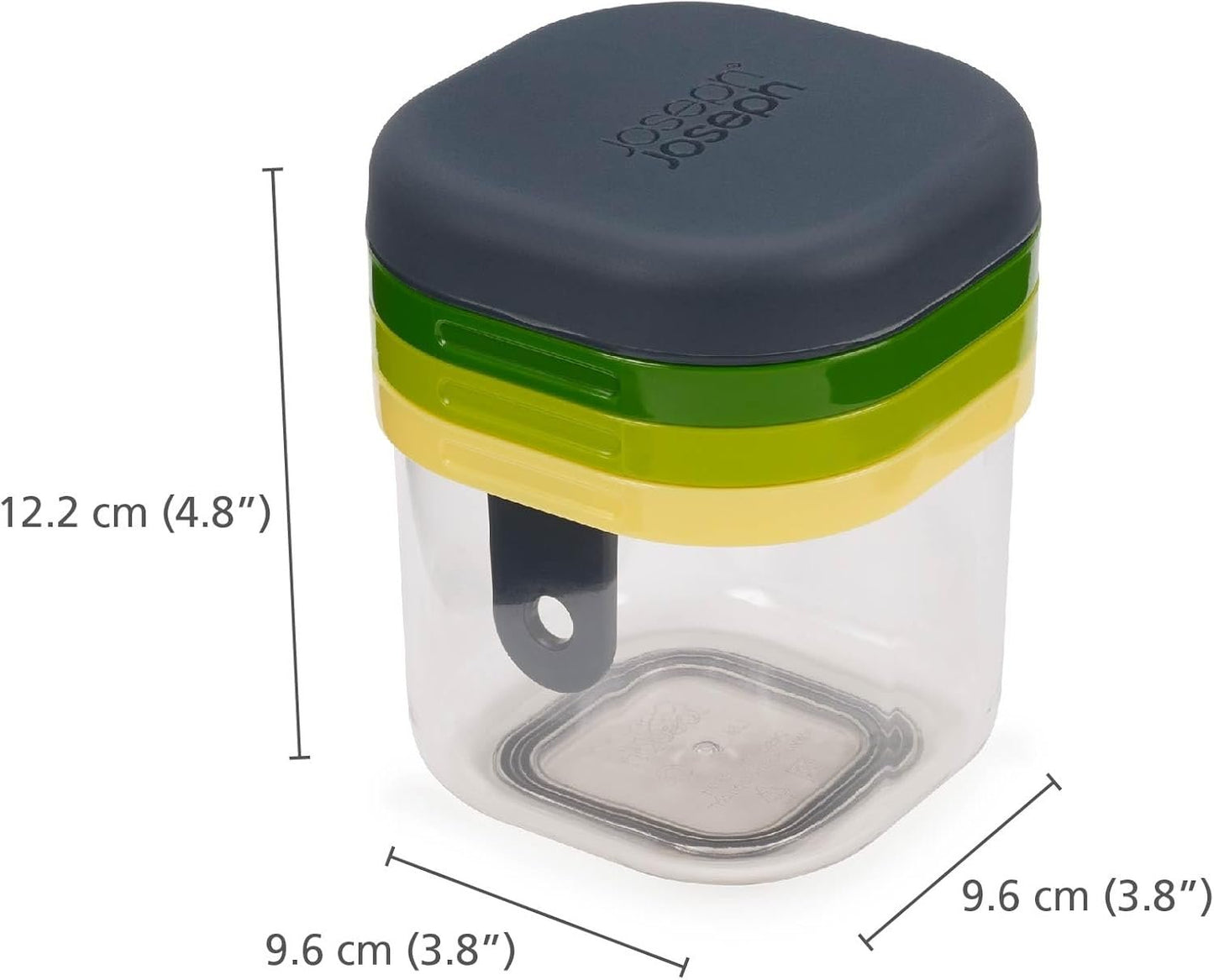 Joseph Joseph Multi-Prep Mini, 3-in-1 Compact Space Saving Vegetable Chopper & Dicer, Egg Slicer, 3 Stainless Steel Wire Cutters
